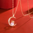 Korean version of hibiscus stone zodiac pendant diamond necklace pendant fashion accessoriespicture40